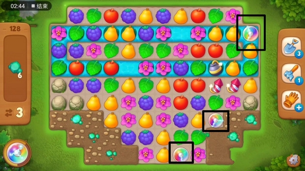 梦幻花园第128关怎么过2