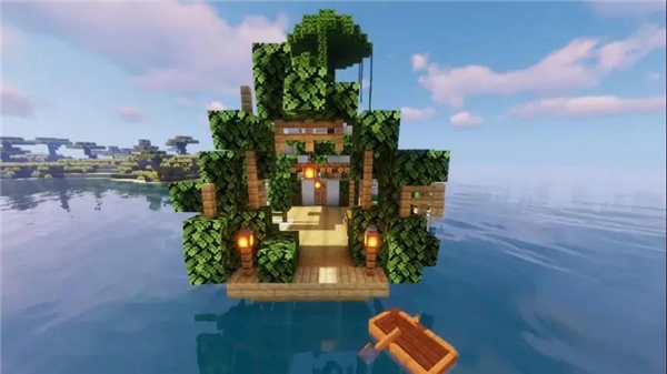 我的世界水上基地建筑教程图片16