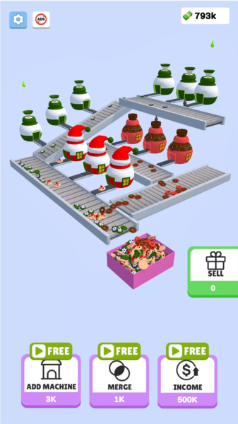 闲置甜点工厂宣传图