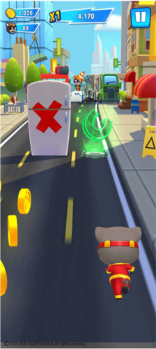 汤姆猫英雄跑酷游戏官方正版实力提升技巧图片1