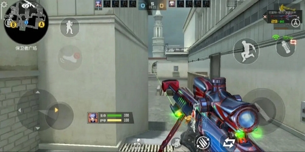 穿越火线枪战王者异域小镇保卫者卡点技巧图片2