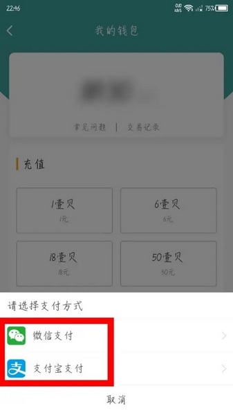 壹生APP怎么充值壹贝4