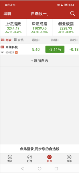 怎么添加自选股配图5