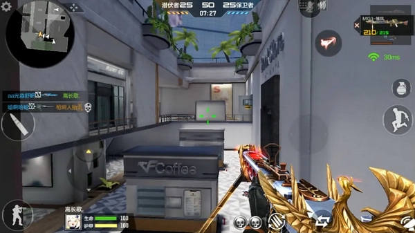 穿越火线枪战王者四季书廊地图分析图片6