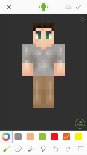 我的世界皮肤编辑器新手指南