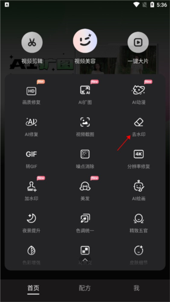 Wink软件怎么去水印