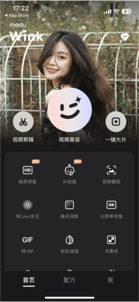 Wink软件怎么修复画质