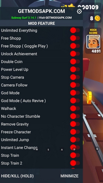 地铁跑酷幻想节内置菜单宣传图