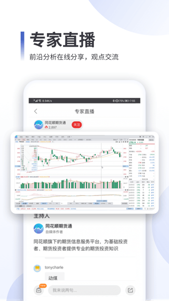 同花顺期货通宣传图