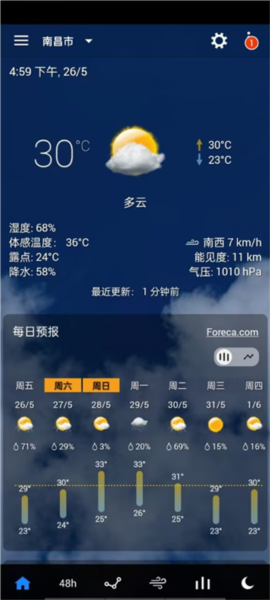 透明时钟天气图片3