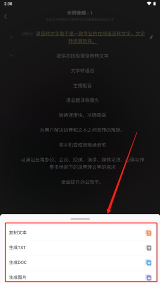 怎么将音频变成文本配图4