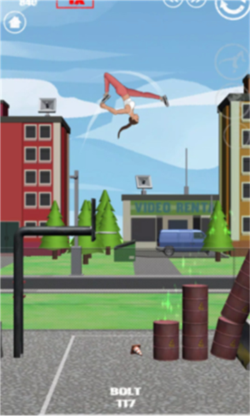 潮翻天街头跑酷宣传图