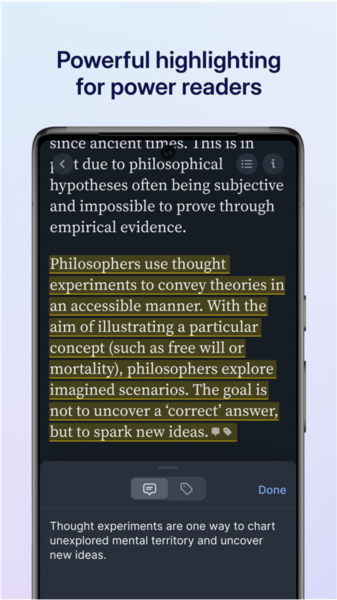 Readwise Reader阅读手机版宣传图