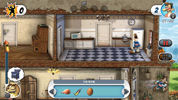 整蛊邻居地狱归来全关卡解谜攻略1