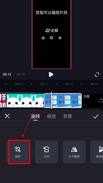 必剪如何裁剪画面3