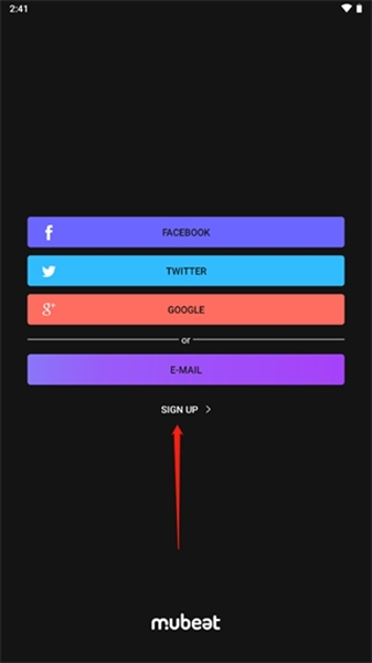 Mubeat注册方法图片4