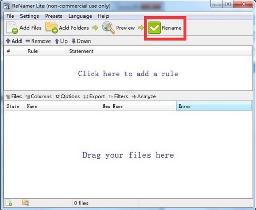 ReNamer Lite使用说明图片4