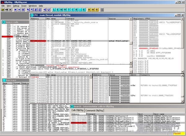OllyDbg截图2