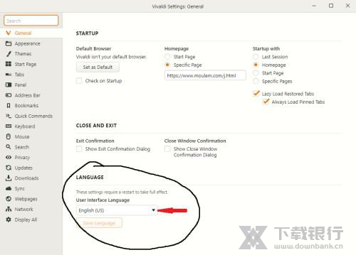 Vivaldi浏览器设置中文教程图片3