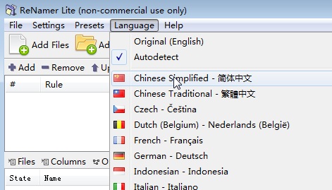 ReNamer Lite中文教程图片