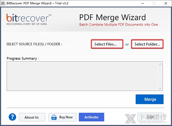BitRecoverPDFMergeWizard图片3