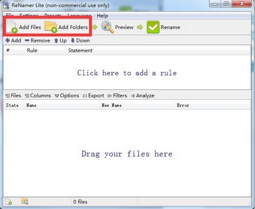 ReNamer Lite使用说明图片1