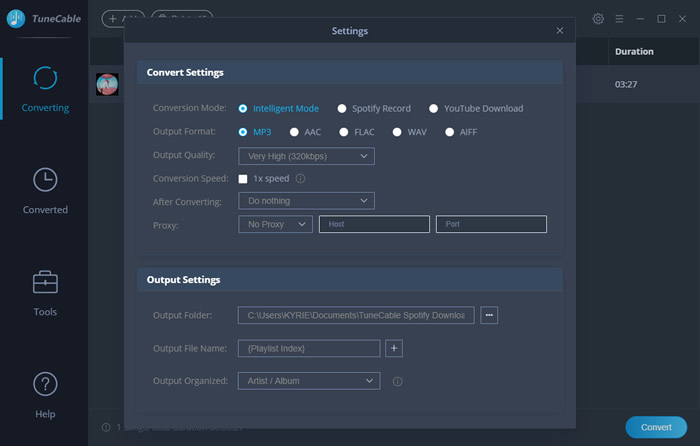 TuneCableSpotifyDownloader破解版图5