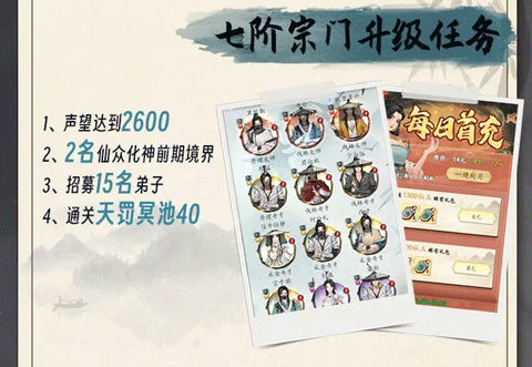 宗门升级任务表6-10阶攻略配图2