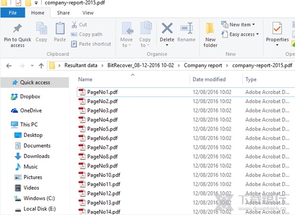 BitRecoverPDFSplitWizard图片9