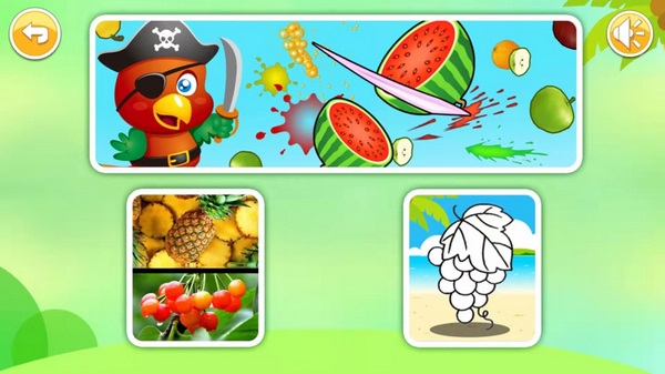 儿童益智切水果游戏截图