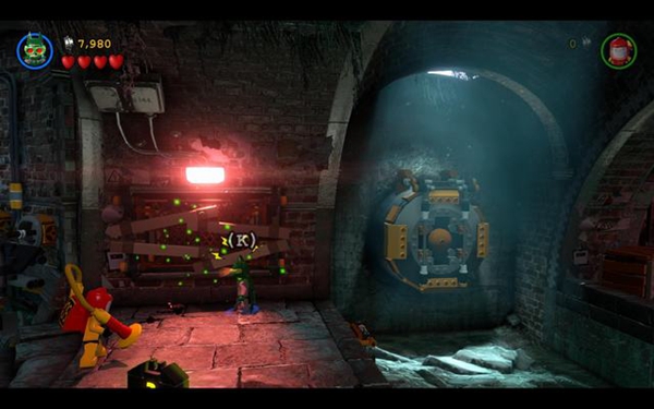 乐高蝙蝠侠飞跃高谭市第一关攻略3