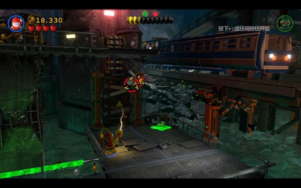 乐高蝙蝠侠飞跃高谭市第一关攻略9