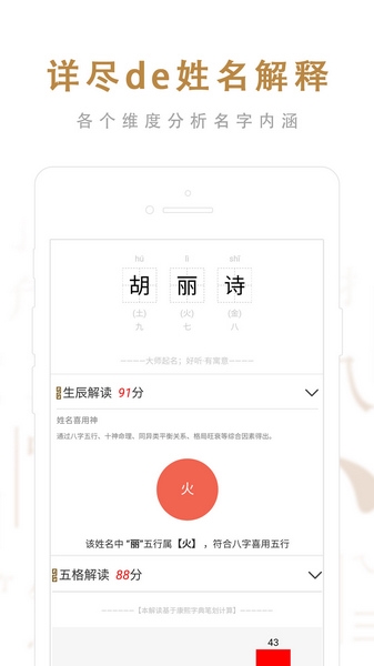 起名取名大师软件截图