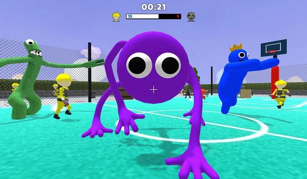 彩虹朋友躲猫猫图片