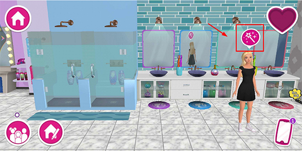 芭比梦想豪宅怎么换装图片1