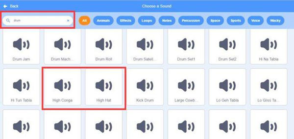Scratch软件怎么创建鼓声