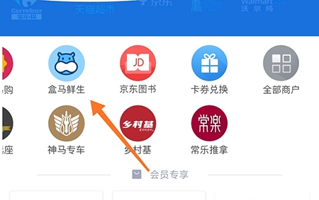 和信通怎么在盒马上用1