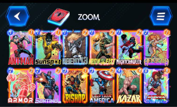 漫威终极逆转卡组推荐1