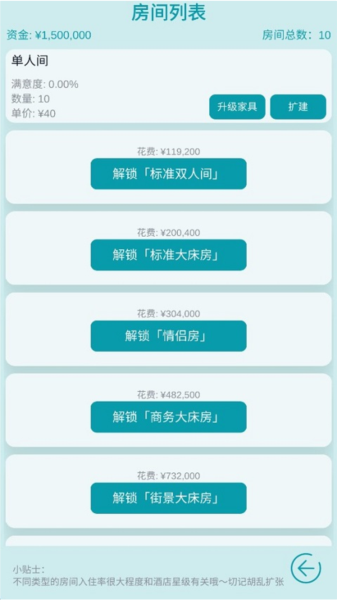 模拟经营大酒店游戏攻略图片1