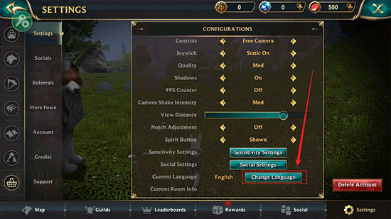 狼传说家园与爱心怎么设置中文截图2