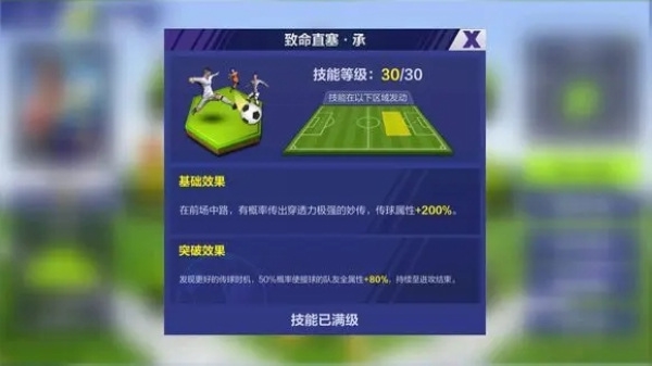 全民足球冠军最新版传控体系核心技能介绍图片2