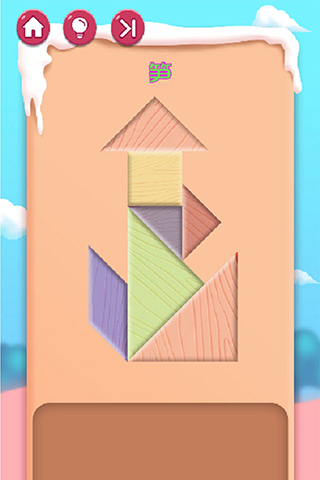 宝宝爱拼七巧板游戏图