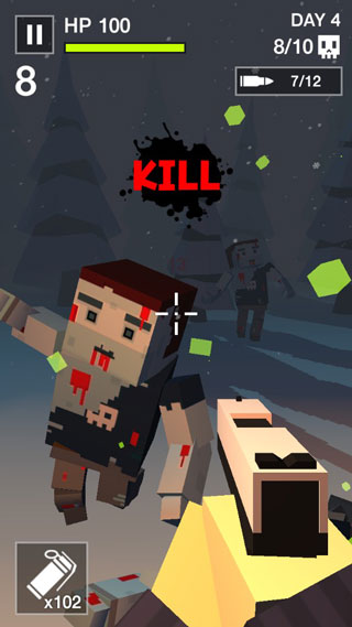 像素射杀僵尸图片