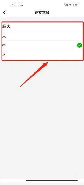 正文字体大小设置教程3
