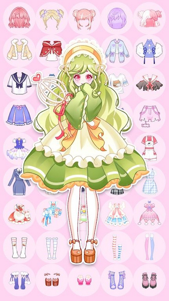 次元换装少女图片