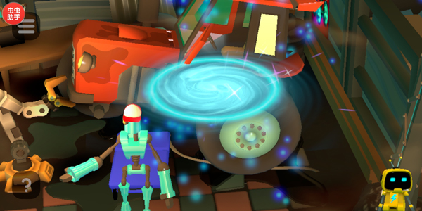 微型机器人传送门逃脱新手教程3