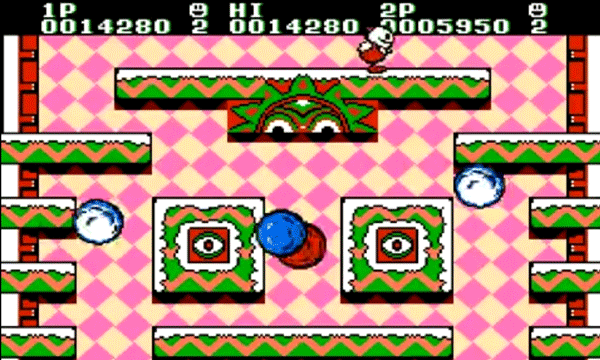 雪人兄弟小游戏图片